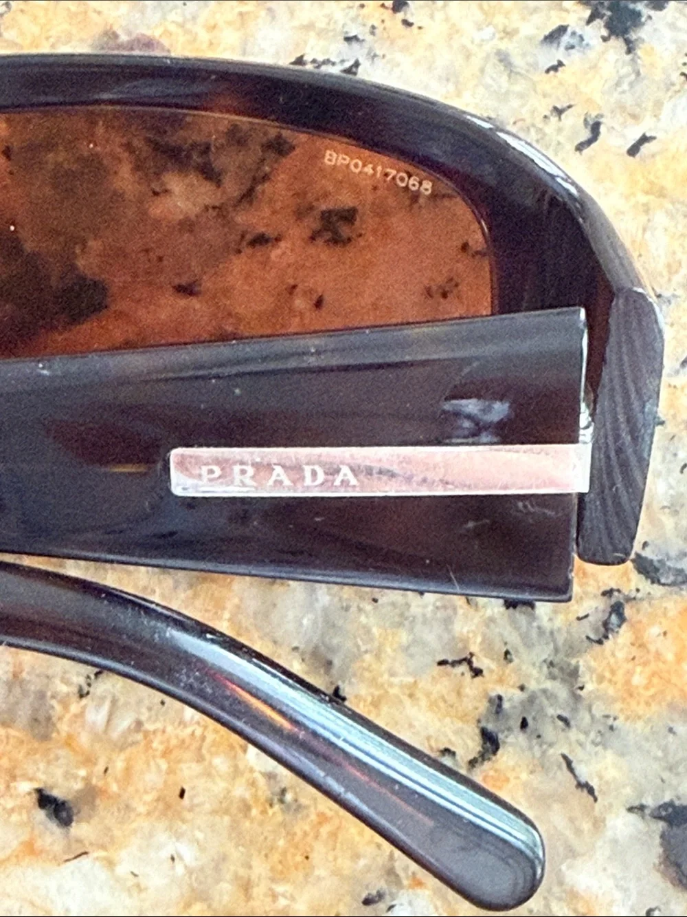 Vintage Prada Tortoiseshell Sunglasses with Brown Lenses